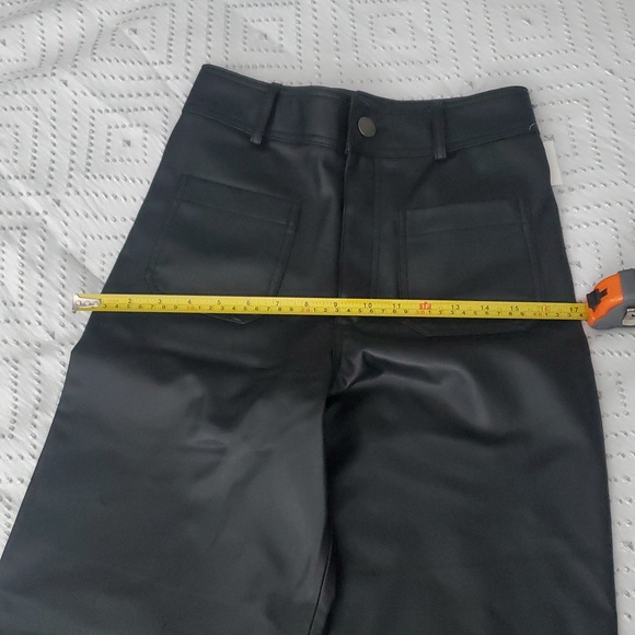 Zara Black Leather Marine Pants - Picture 6 of 7
